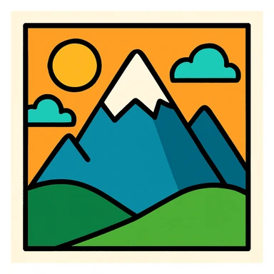 little alchemy style icon
subject: mountain
border: medium-black sticker
