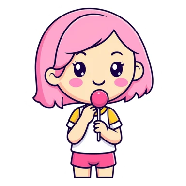 Gum girl  sticker
