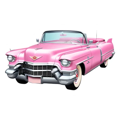 Pink Cadillac  sticker