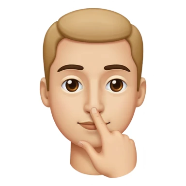 thumb to nose  sticker