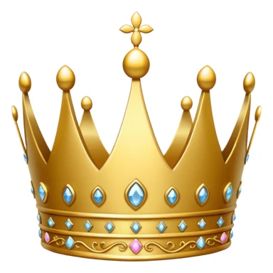delicate princess crown sticker