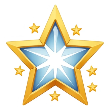 Generate me like a broken star in half or maybe three pieces but so people still can see it’s a star lie make it white outline and empty inside and same thing with a star make two emojisi meant a broken star and white out lune sticker