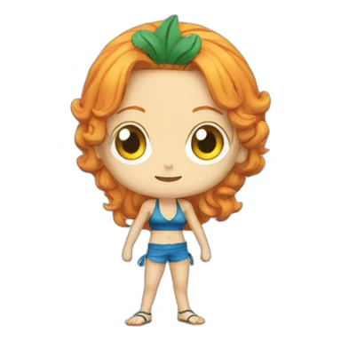 nami one piece sticker