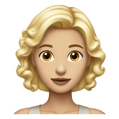 Beautiful blonde classy girl sticker