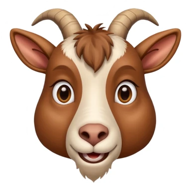 Face de chèvre drole sticker