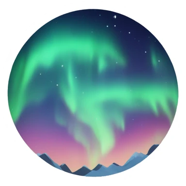 aurora boreali sticker