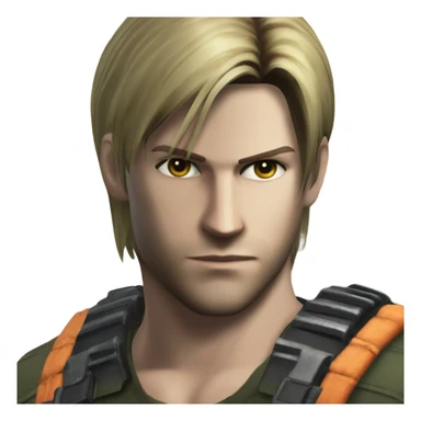Leon kennedy from resident evil sticker