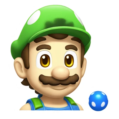 blue yoshi mario kart 8 sticker