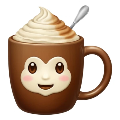 mocca with cream sticker