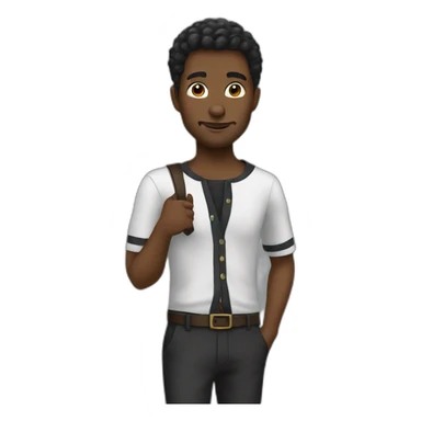 Instituteur black sticker