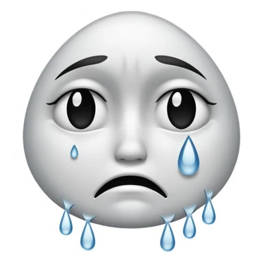 thug cry symbol sticker