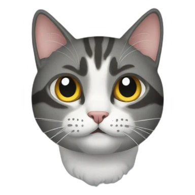 Iron end cat sticker