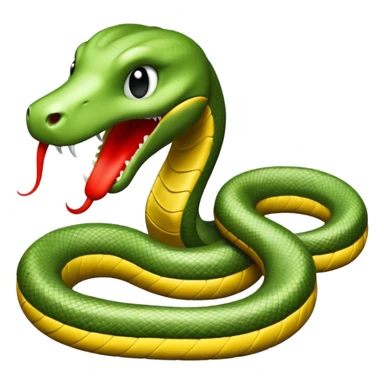 Create text that reads “Blame Snakes” sticker