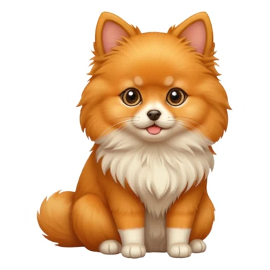 pomeranian cat sticker