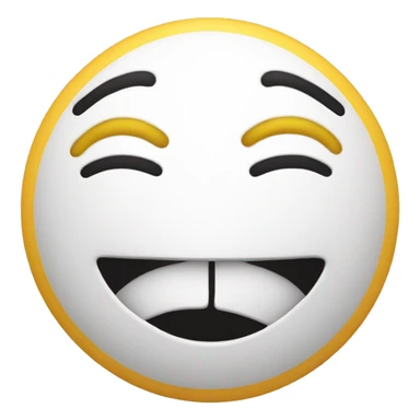 smiley face that’s a bit tired sticker