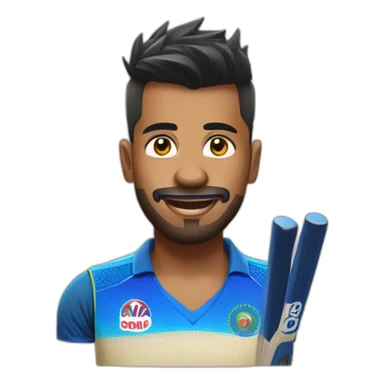 Hardik pandya cricket sticker