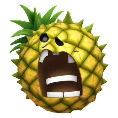 pineaple which is rage quitting sticker