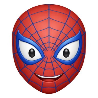 Spider man emoji sticker