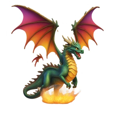 Dragon winning sticker