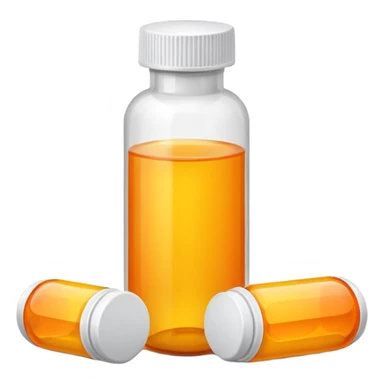 prescription pills bottle yellow orange sticker