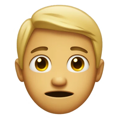 face holding back tears  sticker