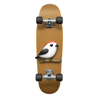 A birdhouse skateboard  sticker
