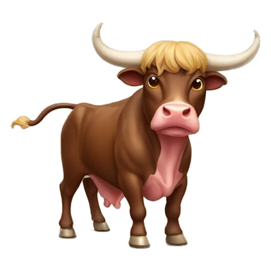 Spanish fighting bull sticker