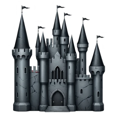 make an emoji about a castle of the movie Edward Scissorhand
 sticker