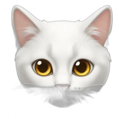 white-cat-energy sticker