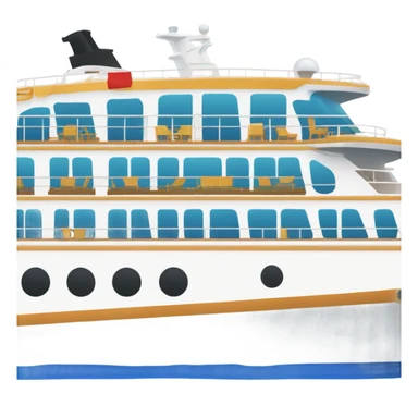 Cruise ship  sticker