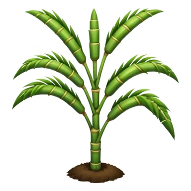 Sugar cane plant emoji sticker