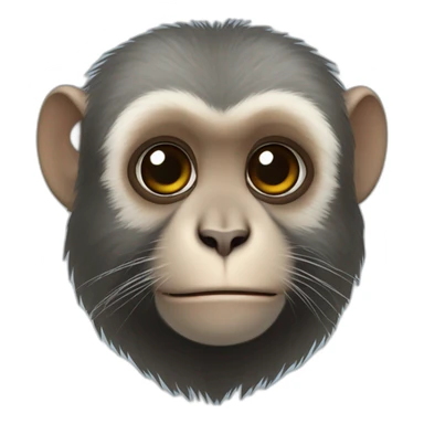 Marmoset monkey sticker
