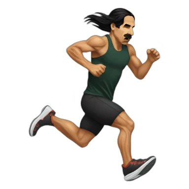 Anthony kiedis running sticker