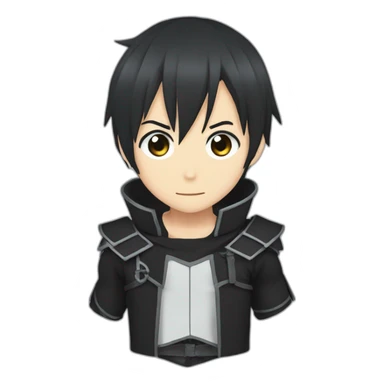 kirito from sword art online sticker