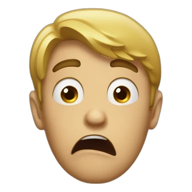 shocked guy meme sticker