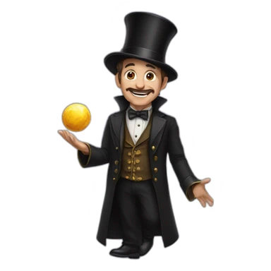 Castor magician  sticker