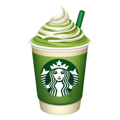 Matcha latte starbucks sticker