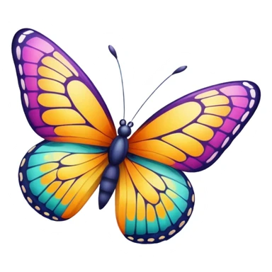 Butterfly's sticker