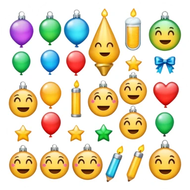 New Year's emojis  sticker