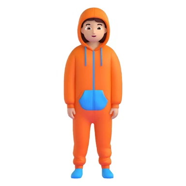 blue onesie sticker
