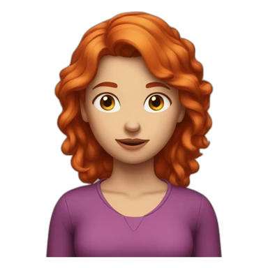 red-haired-anna-saying-no sticker