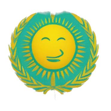 Kazakhstan flag sticker
