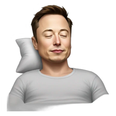 Elon musk sleeping sticker