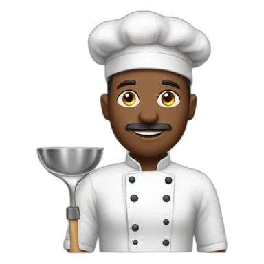 Cook with black coo sticker