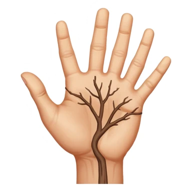 raised hand (stop gesture) sticker