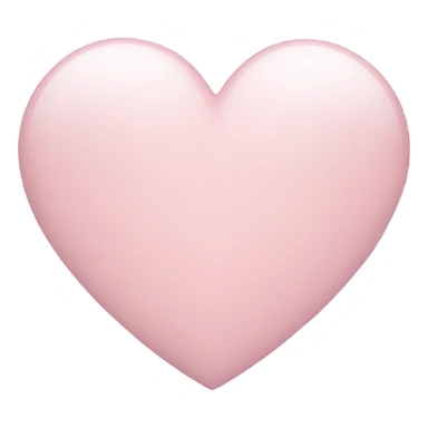 Light pink heart sticker