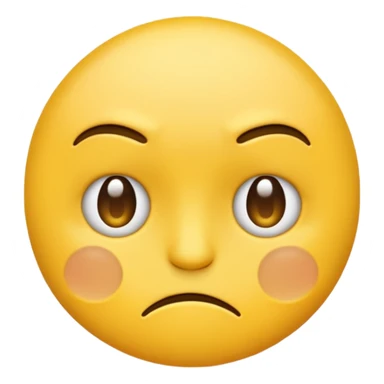 Emoji qui boude sticker