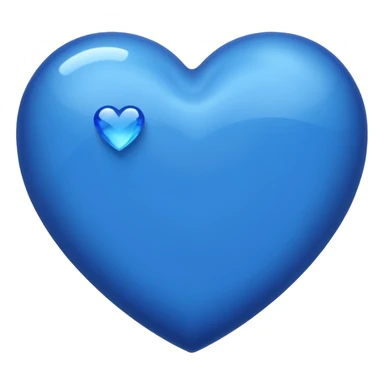 blue heart with "Re" label sticker