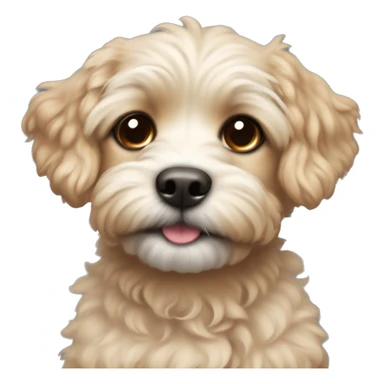 Little cute havapoo  sticker