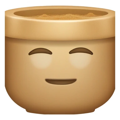 light brown body scrub pot sticker